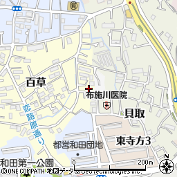 東京都多摩市百草1151周辺の地図