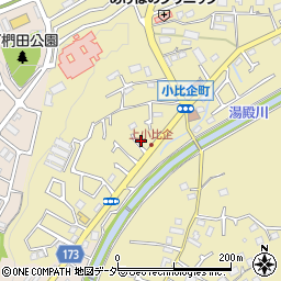 東京都八王子市小比企町1883周辺の地図