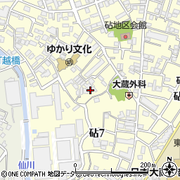 東京都世田谷区砧7丁目13-5周辺の地図