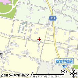 山梨県笛吹市御坂町国衙周辺の地図