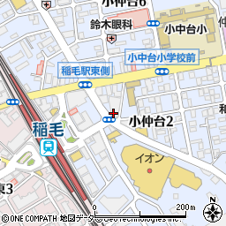 ファミリーマート多田屋稲毛店周辺の地図