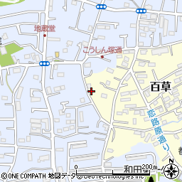 東京都多摩市百草1089周辺の地図