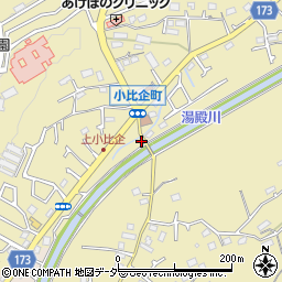 東京都八王子市小比企町1824周辺の地図