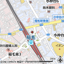 築地銀だこハイボール酒場 稲毛駅前店周辺の地図
