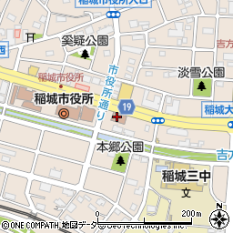 稲城市中小企業勤労者福祉サービスセンター周辺の地図