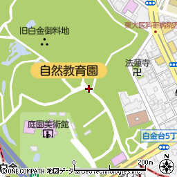 東京都港区白金台5丁目周辺の地図