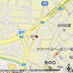 東京都稲城市矢野口1707-7周辺の地図