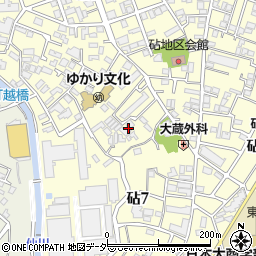東京都世田谷区砧7丁目13周辺の地図