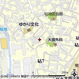 東京都世田谷区砧7丁目周辺の地図