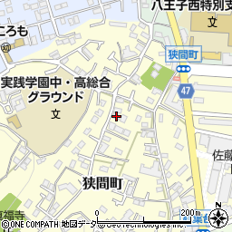 東京都八王子市狭間町1852周辺の地図