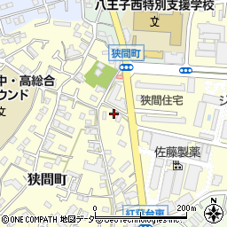 東京都八王子市狭間町1751周辺の地図