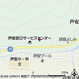 山梨県南アルプス市芦安芦倉448周辺の地図