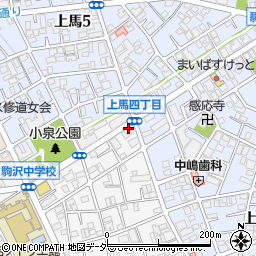 ファインパーキング駒沢第３駐車場周辺の地図