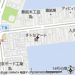 東京都江東区新木場2丁目9周辺の地図