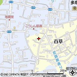 東京都多摩市百草1083周辺の地図