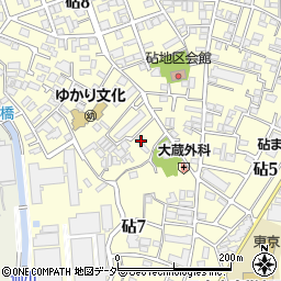 東京都世田谷区砧7丁目13-23周辺の地図