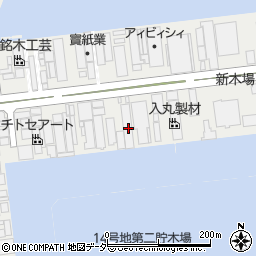 東京都江東区新木場2丁目8-2周辺の地図