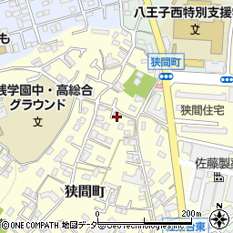 東京都八王子市狭間町1853周辺の地図