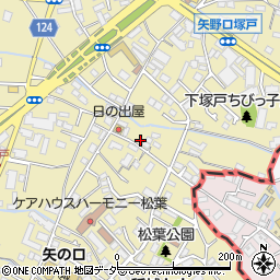 東京都稲城市矢野口1839-2周辺の地図