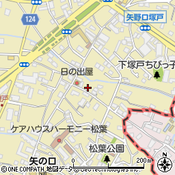 東京都稲城市矢野口1839周辺の地図