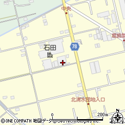 株式会社石田　横芝工場周辺の地図