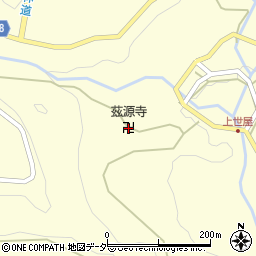 茲源寺周辺の地図