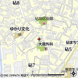 東京都世田谷区砧7丁目13-28周辺の地図