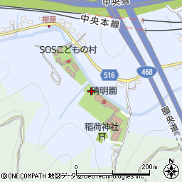 東京都八王子市裏高尾町961周辺の地図