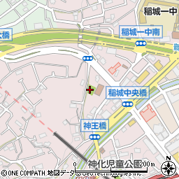 百村白道ちびっ子広場周辺の地図