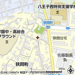 東京都八王子市狭間町1858周辺の地図