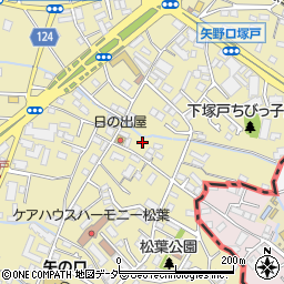 東京都稲城市矢野口1839-1周辺の地図