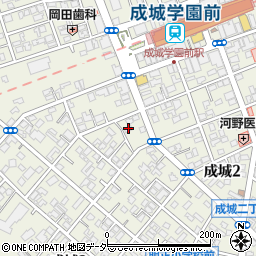 ハイツ成城周辺の地図