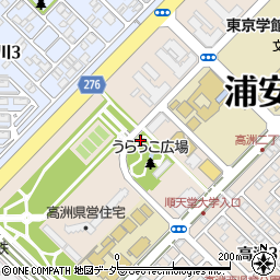 千葉県浦安市高洲2丁目周辺の地図