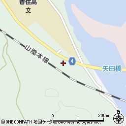 兵庫県美方郡香美町香住区矢田109周辺の地図