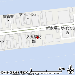 東京都江東区新木場2丁目8周辺の地図