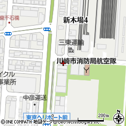 東京都江東区新木場4丁目7-45周辺の地図