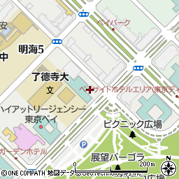 ローソンコンフォートスイーツ東京ベイ店周辺の地図
