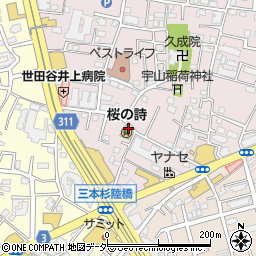桜の詩保育園周辺の地図