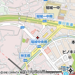 株式会社車検館稲城店周辺の地図