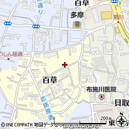 東京都多摩市百草1139周辺の地図