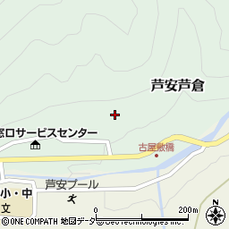 山梨県南アルプス市芦安芦倉462周辺の地図