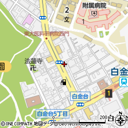 松本平太郎美容室・白金台店周辺の地図
