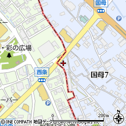 サイクルベースあさひ甲府昭和店周辺の地図