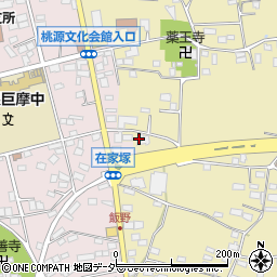 甲府信用金庫白根支店周辺の地図