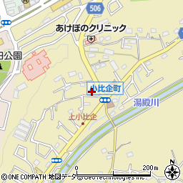 東京都八王子市小比企町1861周辺の地図