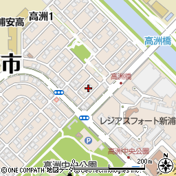 千葉県浦安市高洲1丁目20周辺の地図