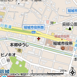 シャトレーゼ　稲城店周辺の地図
