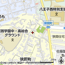 東京都八王子市狭間町1860周辺の地図