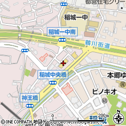 タイヤ館稲城周辺の地図
