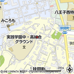 東京都八王子市狭間町1893周辺の地図